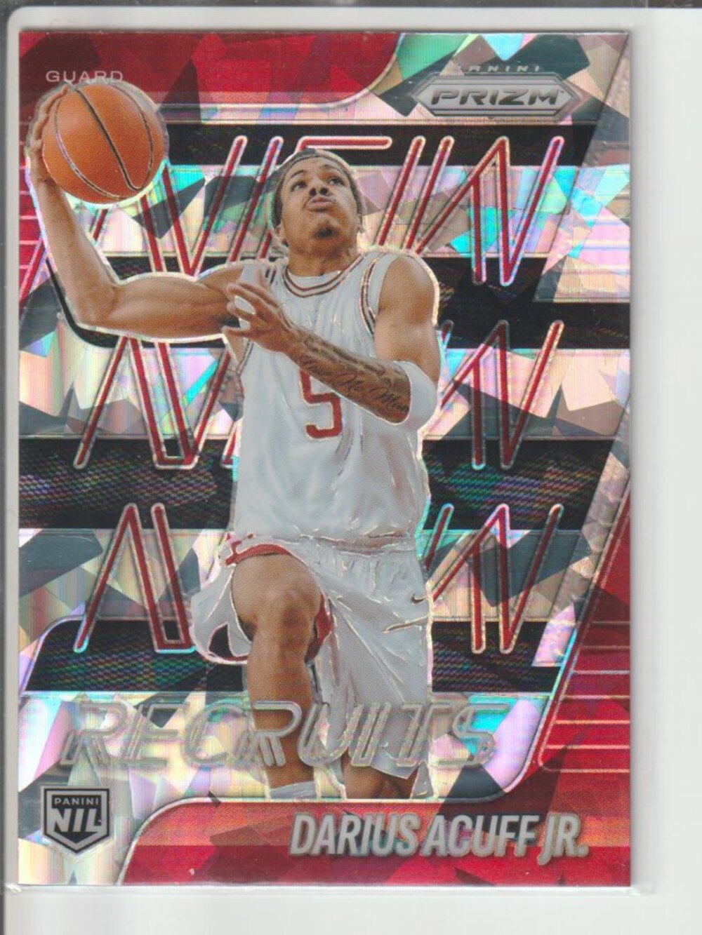Darius Acuff Jr 2025-26 Panini Prizm New Recruits Cracked Ice NIL #18